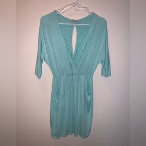 (S) Vintage Baby/Light Blue Solemio Dress with Pockets